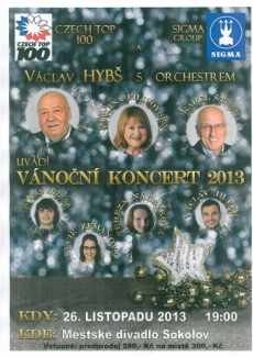 Vánoční koncert 2013 – Orchestr Václava Hybše, jeho sólistů a hostů