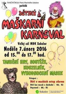 Maškarní karneval pro děti