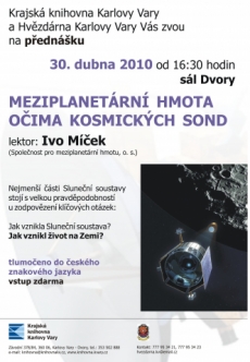 Meziplanetární hmota očima kosmických sond